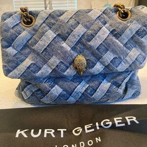 Authentic Kurt Geiger denim bag